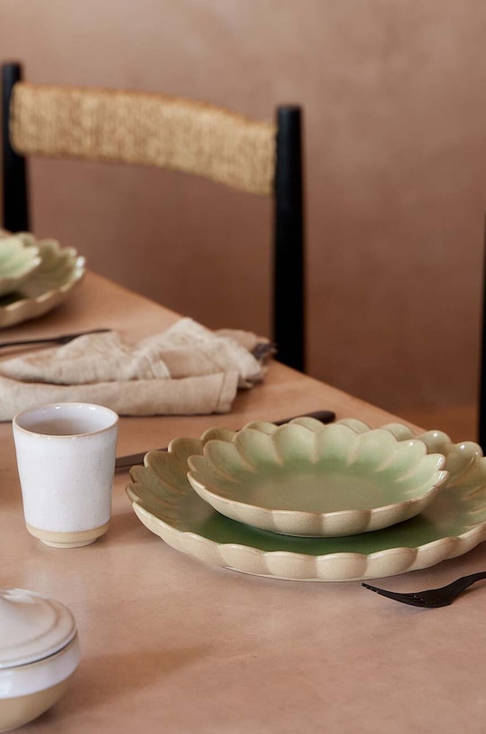 Набір тарілок для закусок Costa Nova Marrakesh 19 cm 6-pack 2KEP191E.EUC.SET6 зелений AA00