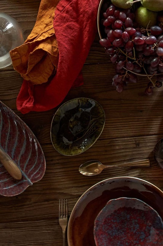 Sada talířů Costa Nova Riviera Oval 16 cm 6-pack zelená GOP162.FRT.SET6