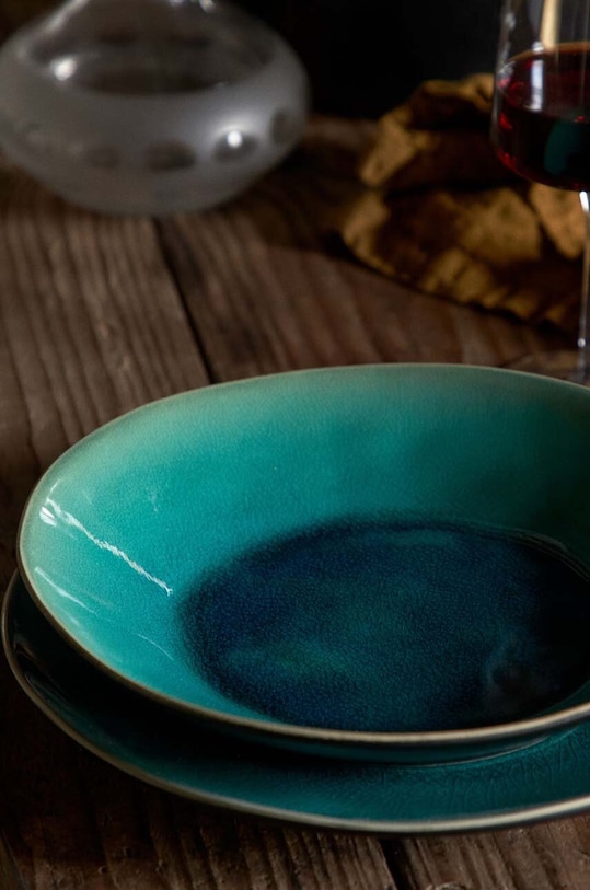 Costa Nova zestaw talerzy głębokich Riviera 25 cm 6-pack LSP252.AZU.SET6 turkusowy AA00