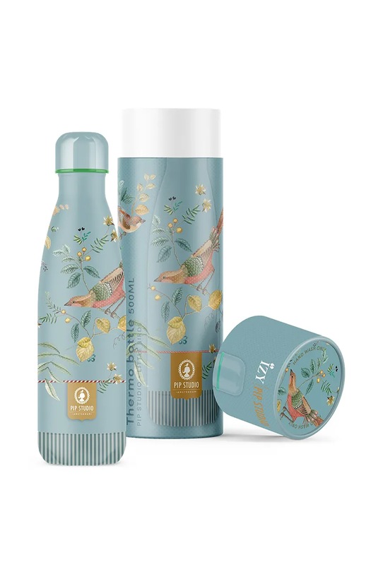 Lifestyle Pip Studio butelka termiczna x IZY Bottle Little Bird 500 ml 12010. niebieski