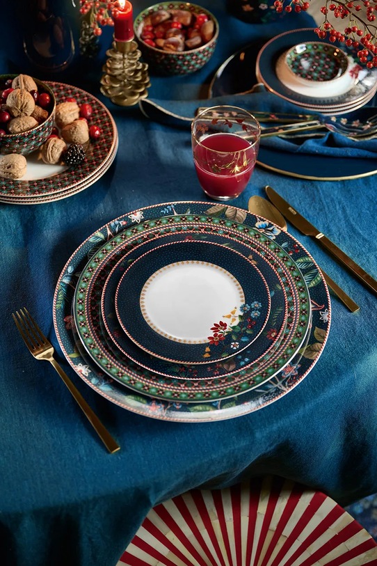 Кухня та бар Набір тарілок Pip Studio Berry Blues Blue 6-pack 51.001.480 барвистий