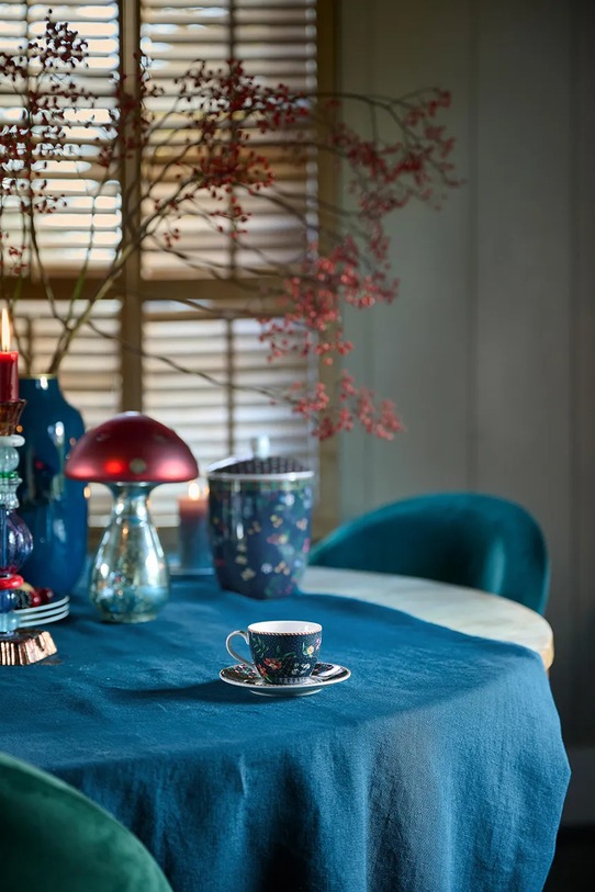 Pip Studio set de cești și farfurioare Berry Blues 120 ml 2-pack 51.004.196