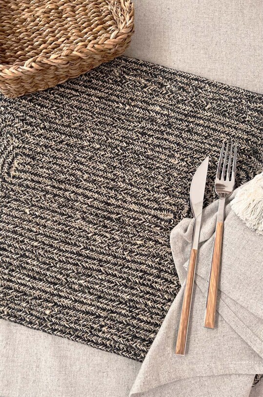 Bucătărie și bar Calma House suport decorativ pentru farfurie 35 x 50 cm ARENA.35.NEG negru