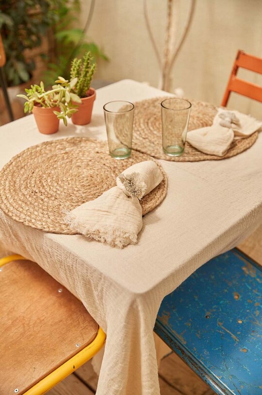 Calma House suport decorativ pentru farfurie 38 cm bej URAL.38.NAT