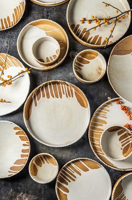 Kuchnia i bar Bonna zestaw talerzy Solis 4-pack SLS21DZ.SET.4 multicolor