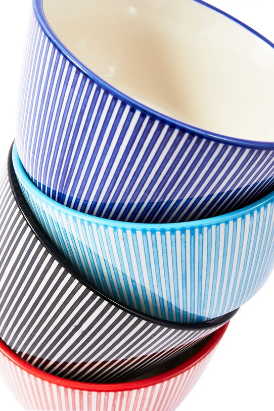 Pols Potten tálak Handpainted 600 ml 4 db 240.400.015 többszínű AA00