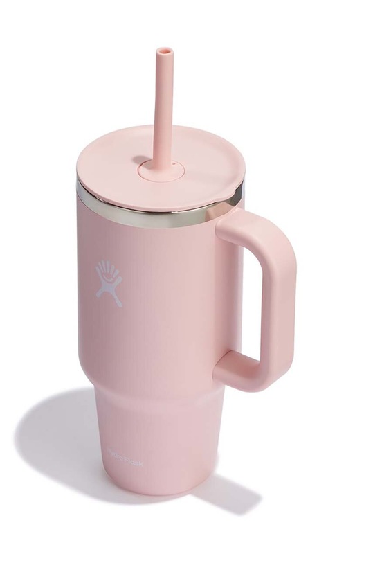 Doplňky Termohrnek s brčkem Hydro Flask Hydro Flask All Around™ 946 ml TT32PS678 růžová