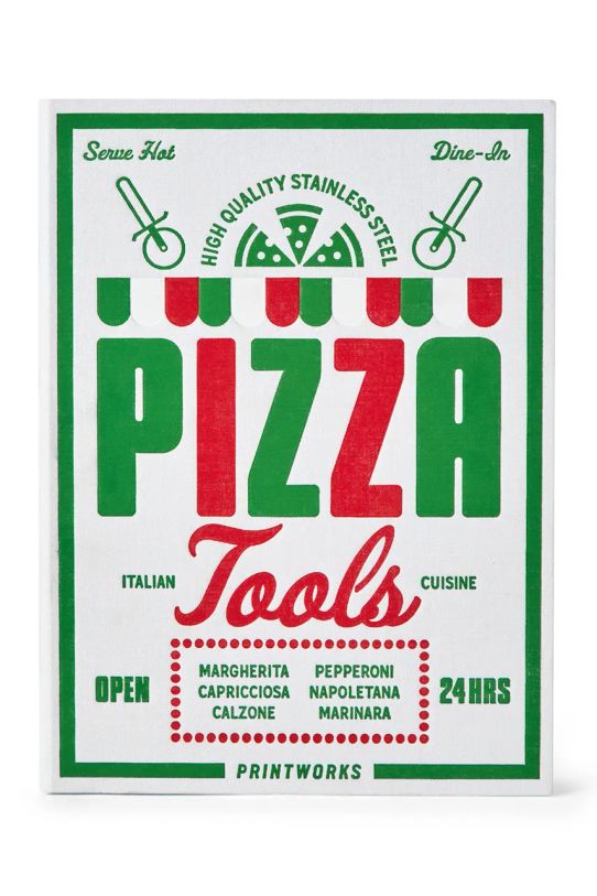 Printworks cuțit și spatulă pentru servit pizza The Essentials PW00645 multicolor AA00