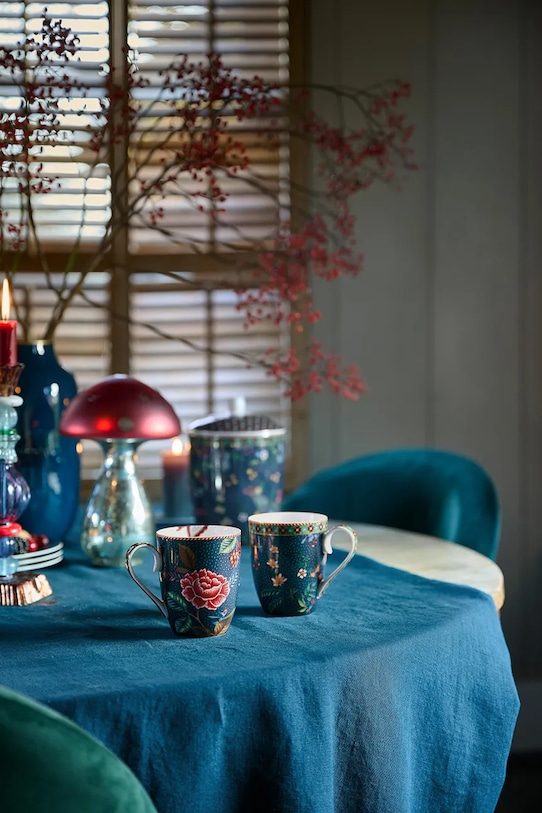 Kuchnia i bar Pip Studio zestaw kubków Berry Blues Blue 350 ml 6-pack 51.002.487 multicolor