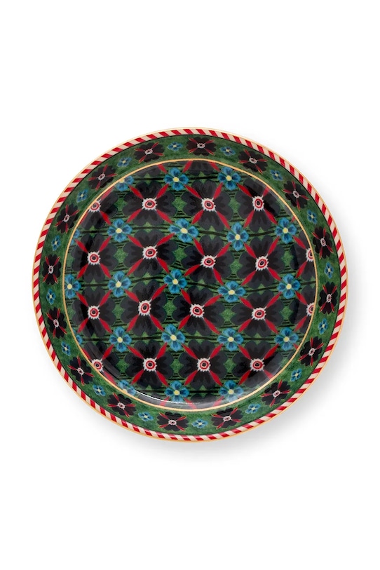 Pip Studio zestaw spodków Clover Green 6-pack multicolor 51.013.029