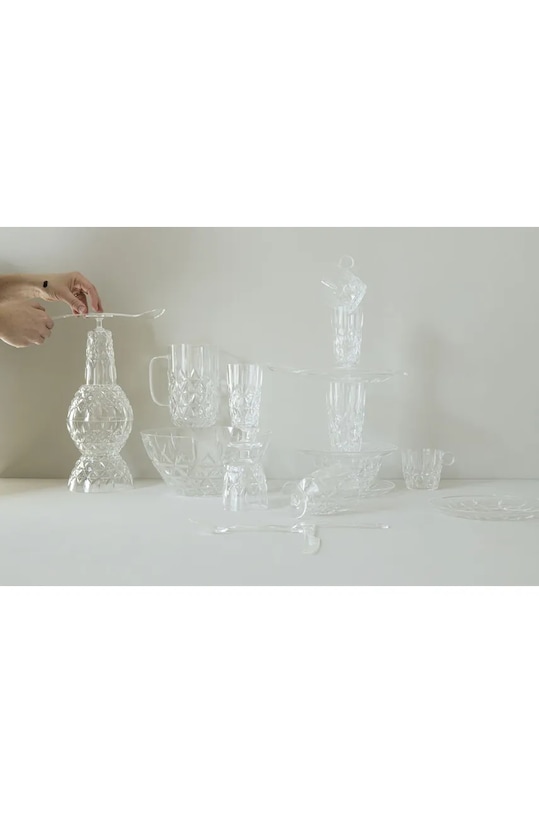 Sagaform set de tacâmuri pentru 4 persoane Picknick Juni 12-pack transparent 5018136