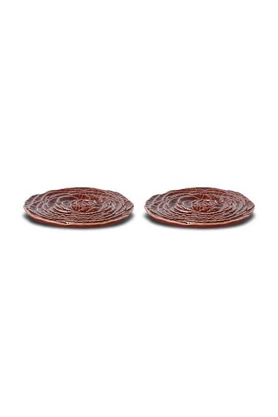 Byon zestaw talerzy deserowych Coaster Veggie 2-pack bordowy 5283909106