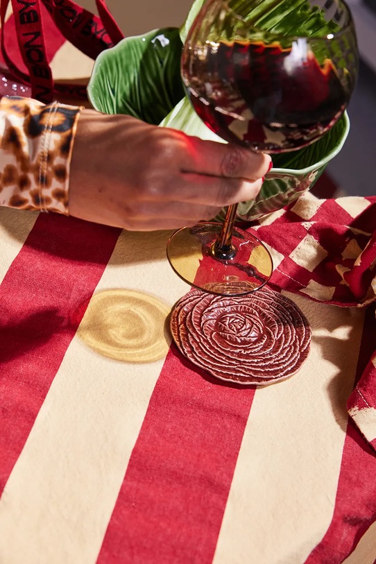 Byon zestaw talerzy deserowych Coaster Veggie 2-pack 5283909106 bordowy AA00