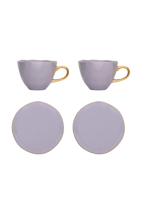 Σετ φλιτζανιών με πιατάκια για 2 άτομα Urban Nature Culture Good Morning 4-pack πολύχρωμο 107796