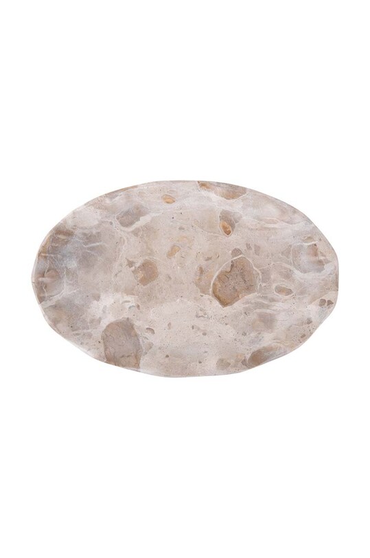 Декоративный поднос Present Time Waved Oval Small PT4213BR мультиколор AA00