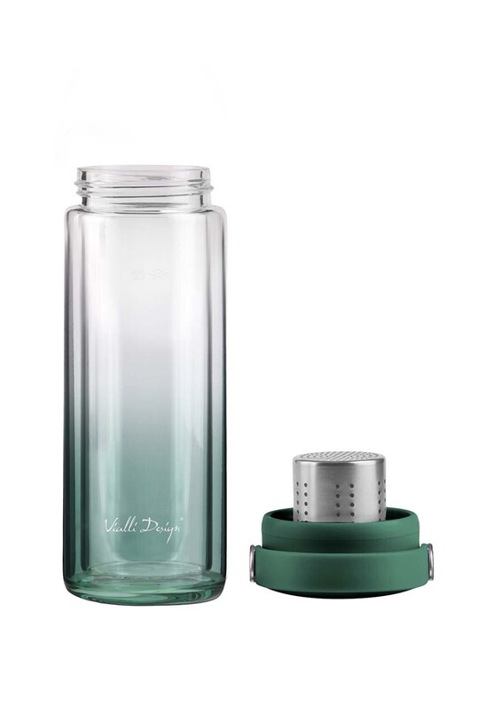 Kuchnia i bar Vialli Design butelka z zaparzaczem Fuori 350 ml 30213. zielony