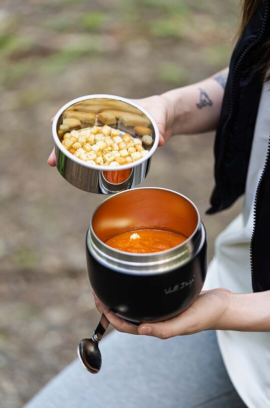 Vialli Design termos z pojemnikiem i łyżką Fuori 680 ml 30299.