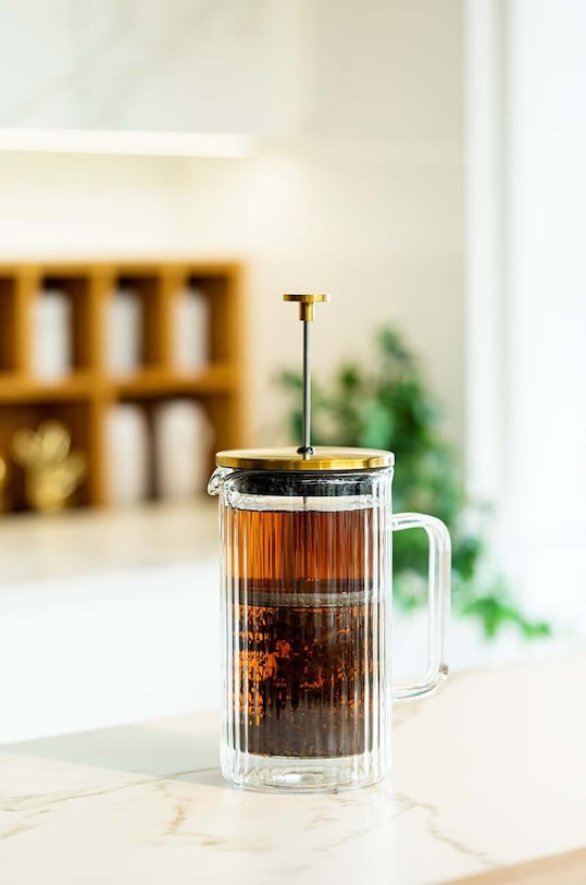 Infuzer za kavu Vialli Design Graf 1 L zlatna 30664