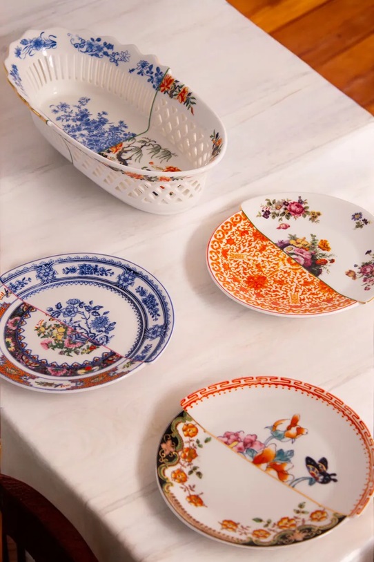 Seletti talerzyk Hybrid multicolor 09707