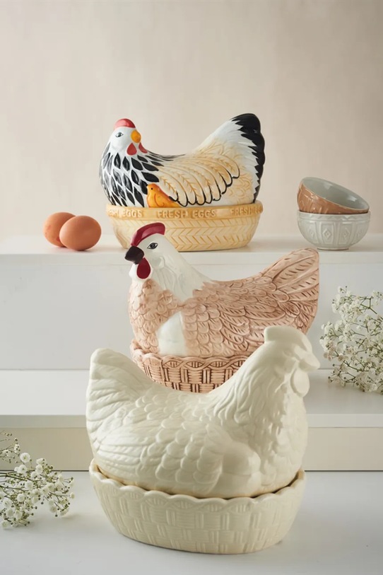 Контейнер для яєць Mason Cash Hen Nest 2010.019 білий AA00