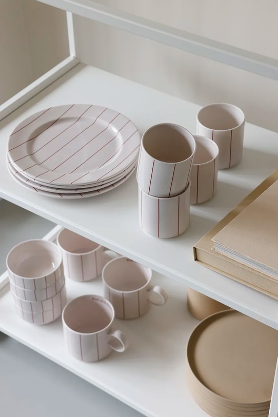 Десертная тарелка Design Letters Pyjamas Plate мультиколор 10101025PBFRSTRIPE