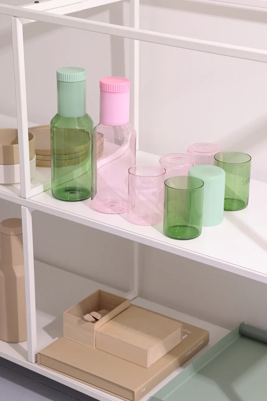 Kuchnia i bar Design Letters karafka Tube Glass 1 L 10101402PINMILKPIN multicolor