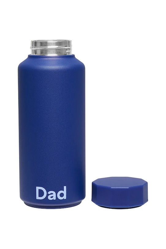 Design Letters butelka termiczna Dad 500 ml 30100105MBDAD granatowy AA00