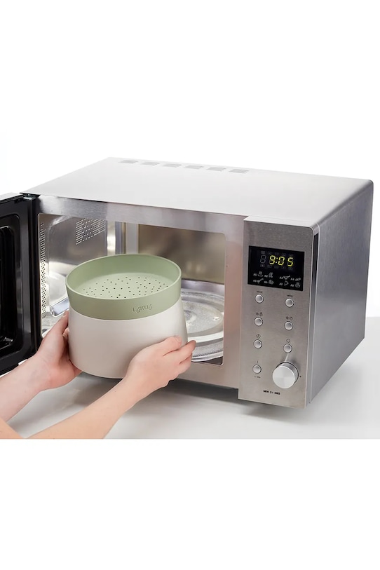 Lekue naczynie do gotowania ryżu i kaszy w mikrofali Quick Quinoa & Rice Cooker 887864 zielony AA00