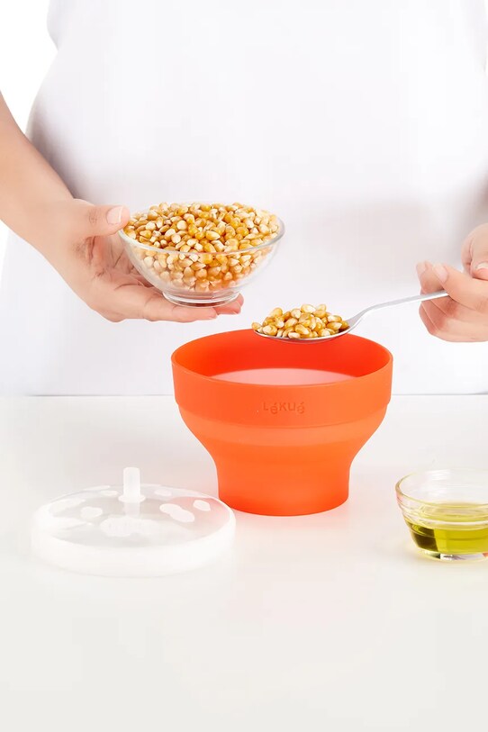 Мини-контейнер для попкорна Lekue 2 x 700 ml 2 шт красный 881664