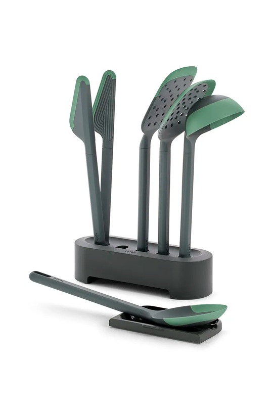 Lekue set accesori da cucina con supporto Non-Scratch pacco da 5 883484 verde AA00