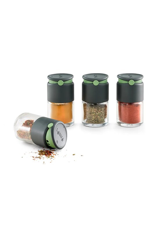 Набір ємностей для спецій Lekue 4-pack 883309 сірий AA00