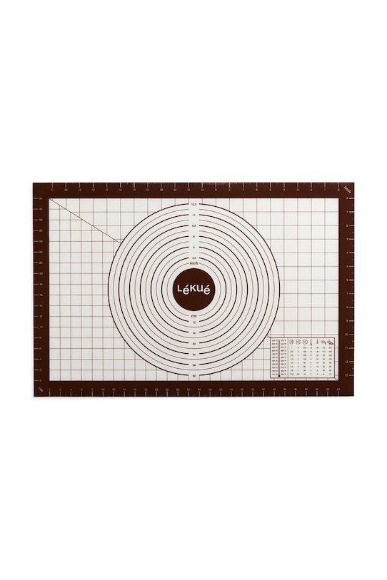 Коврик на кухонный стол с мерными делениями Lekue 60x40 cm белый 881343