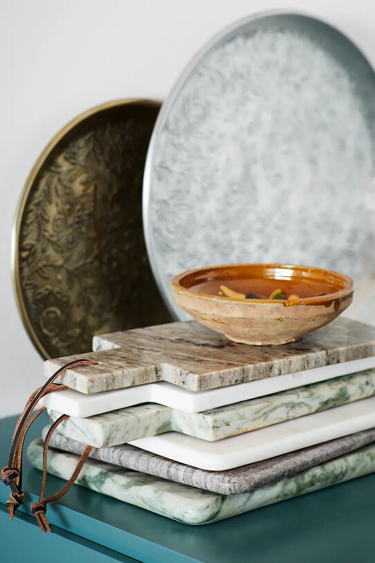 Madam Stoltz deska do krojenia Marble KT27531 multicolor AA00