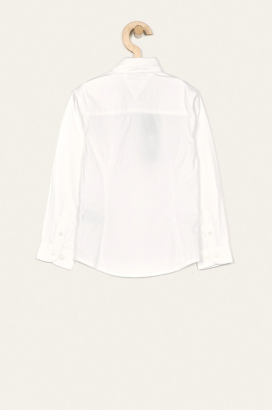 Chlapec Tommy Hilfiger - Detská košeľa 86-176 cm KB0KB03970 biela