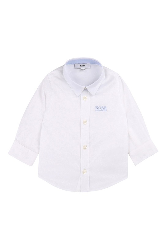 Boss - Camasa copii 62-80 cm lung alb J05P05