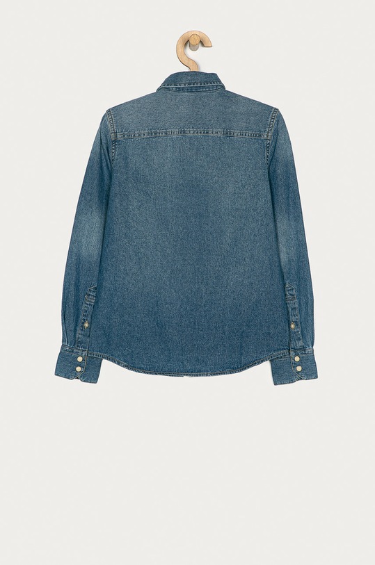 Jack & Jones - Camasa de bumbac pentru copii 128-176 cm 12148417 albastru AA00