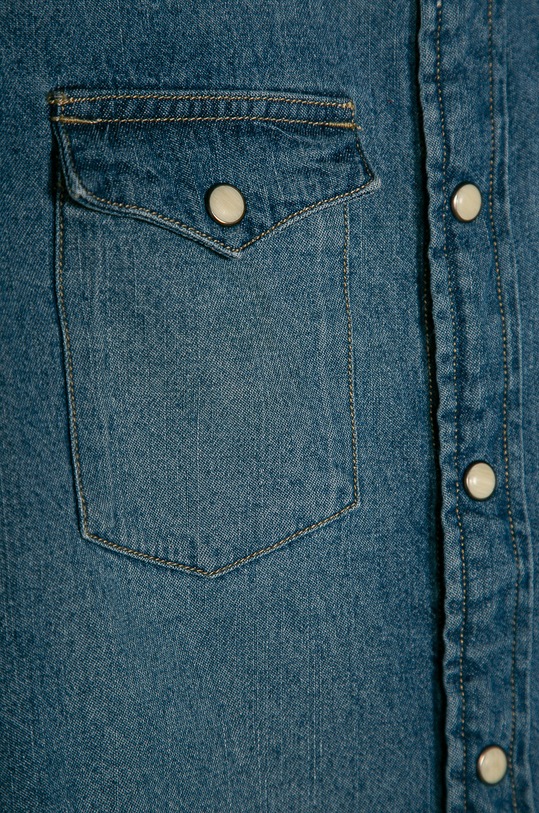 Băieți Jack & Jones - Camasa de bumbac pentru copii 128-176 cm 12148417 albastru
