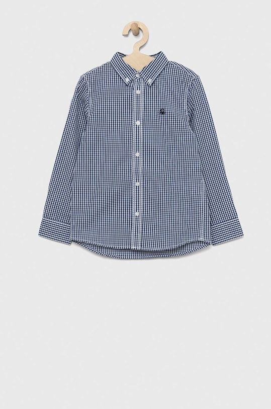 Dječja pamučna košulja United Colors of Benetton casual plava 5DU6CQ00R.G.NOS