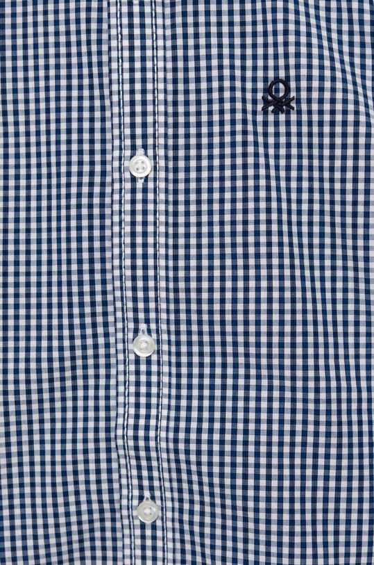 Dječaci Dječja pamučna košulja United Colors of Benetton 5DU6CQ00R.G.NOS plava