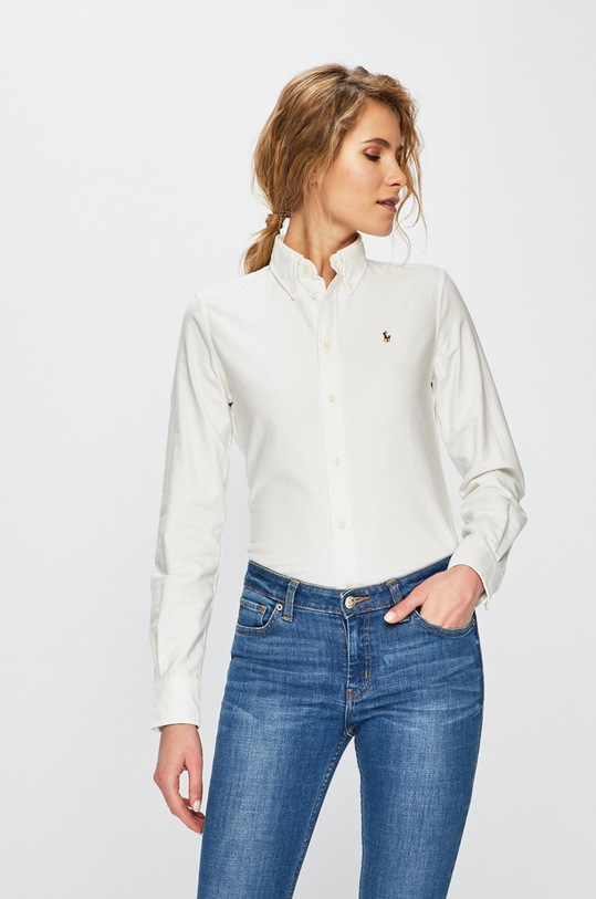 Polo Ralph Lauren - Ing pamut fehér 211506531006