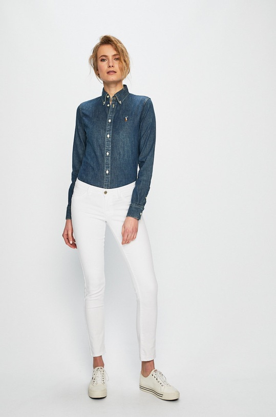 Odzież Polo Ralph Lauren - Koszula 211594681001 211594681001 granatowy