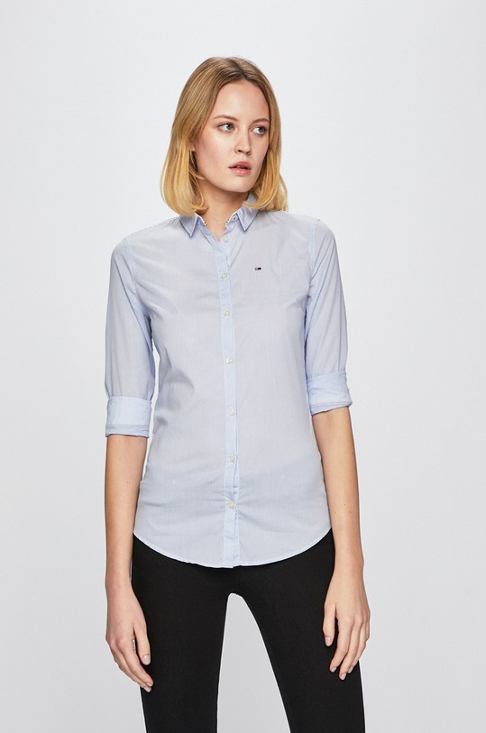 Tommy Jeans - Koszula DW0DW04707 klasyczny biały DW0DW04707