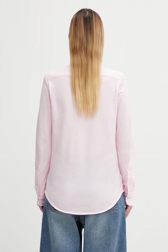 Odzież Polo Ralph Lauren koszula bawełniana 211664427002 różowy