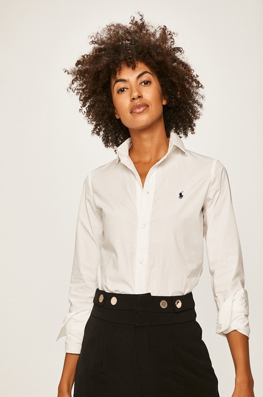 Košile Polo Ralph Lauren 211537103011 bílá AA00