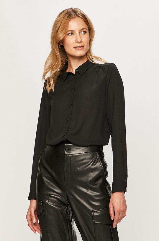 Vila - Koszula regular czarny 14051975