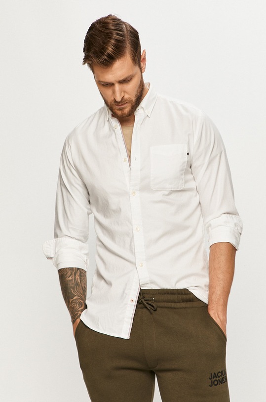 Jack & Jones - Koszula bawełna biały 12172736