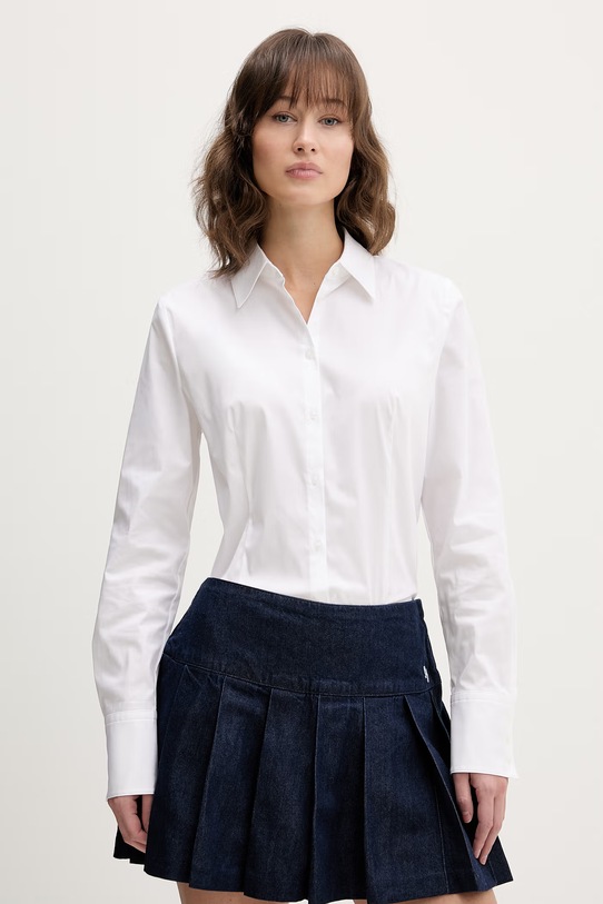 Hugo - Πουκάμισο με ελαστάν λευκό 50416895.NOS