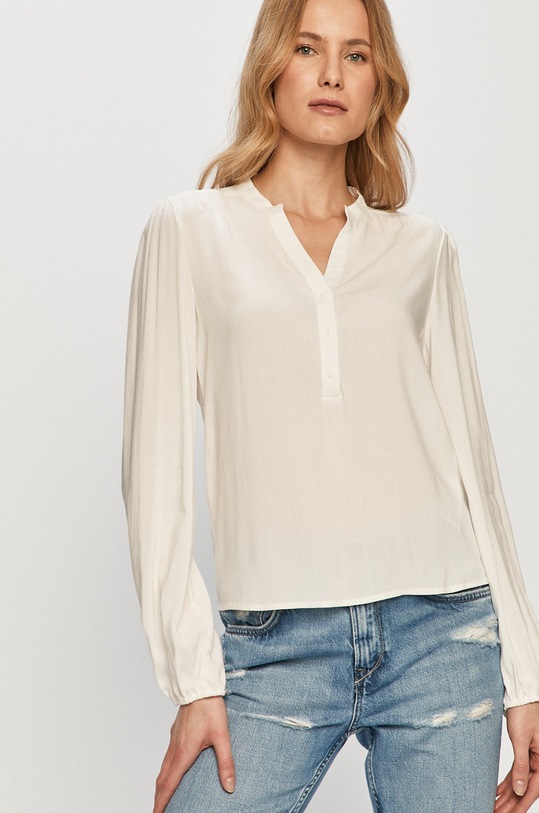 Jacqueline de Yong - Bluzka bawełna biały 15220826