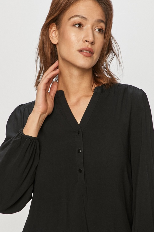 Jacqueline de Yong - Bluzka bawełna czarny 15220826
