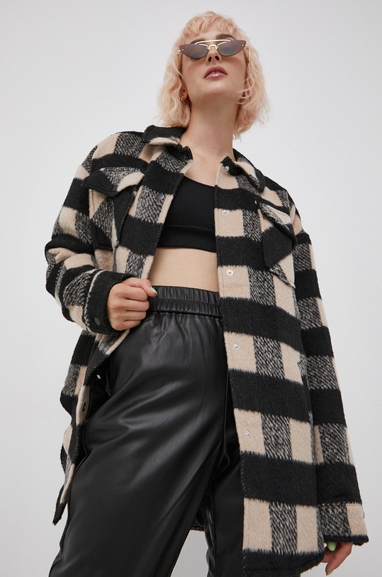 Noisy May kurtka bez kaptura beżowy 27017414